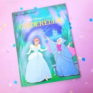 1986 Vintage Disney Cinderella Childrens Book